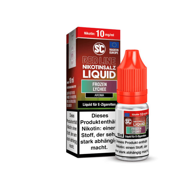 Liquid Frozen Lychee 10 mg/ml SC Red Line Nikotinsalz
