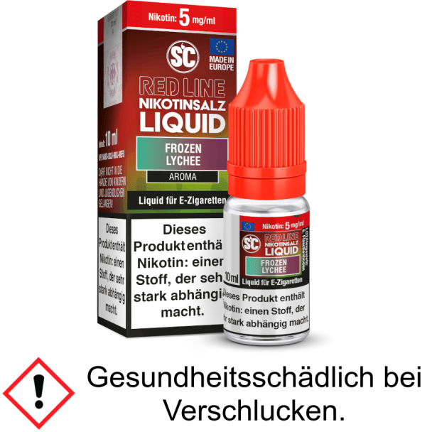 Liquid Frozen Lychee 5 mg/ml SC Red Line Nikotinsalz