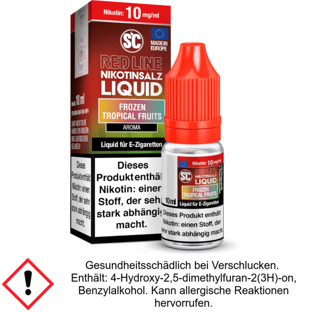 Liquid Frozen Tropical Fruits 10 mg/ml SC Red Line Nikotinsalz