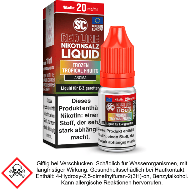 Liquid Frozen Tropical Fruits 20 mg/ml SC Red Line Nikotinsalz
