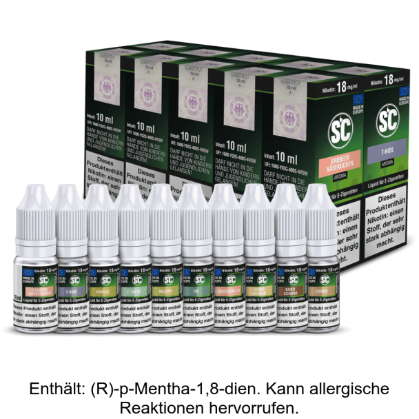 Liquid Gourmet Probierbox 0 mg/ml Nikotinfrei - SC