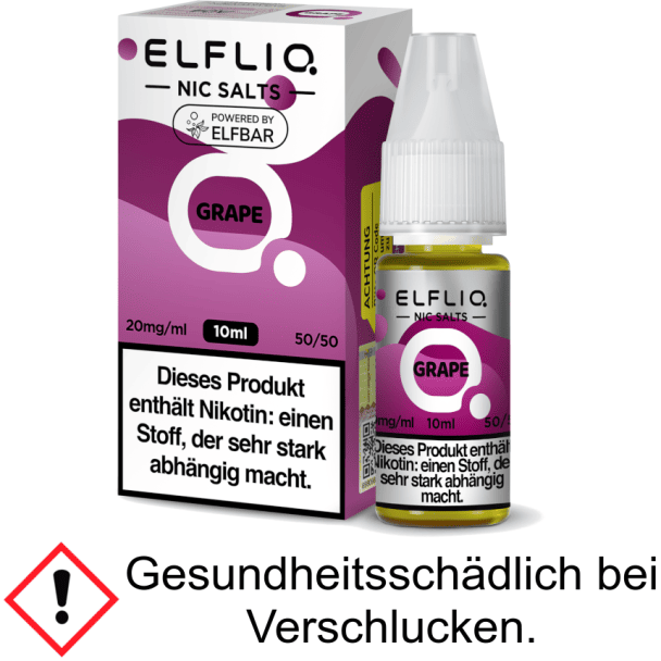 Liquid Grape 10 mg/ml - Elfliq Nikotinsalz