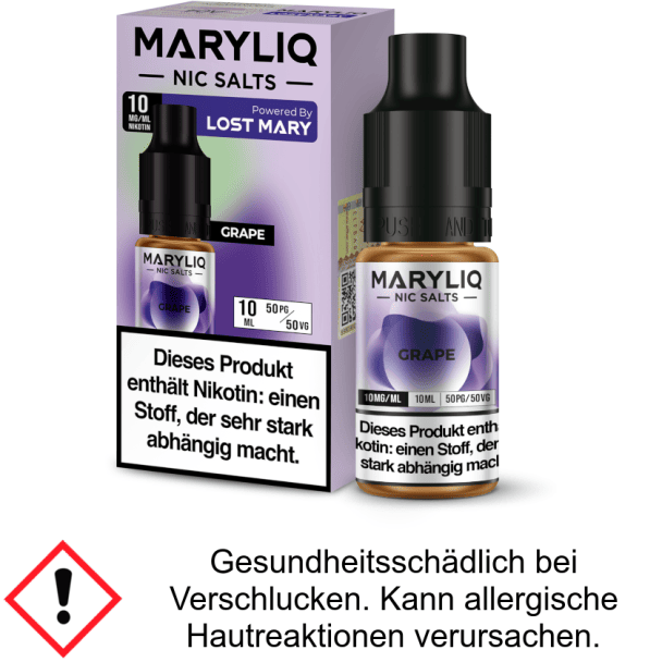 Liquid Grape 10 mg/ml Nikotinsalz - MARYLIQ