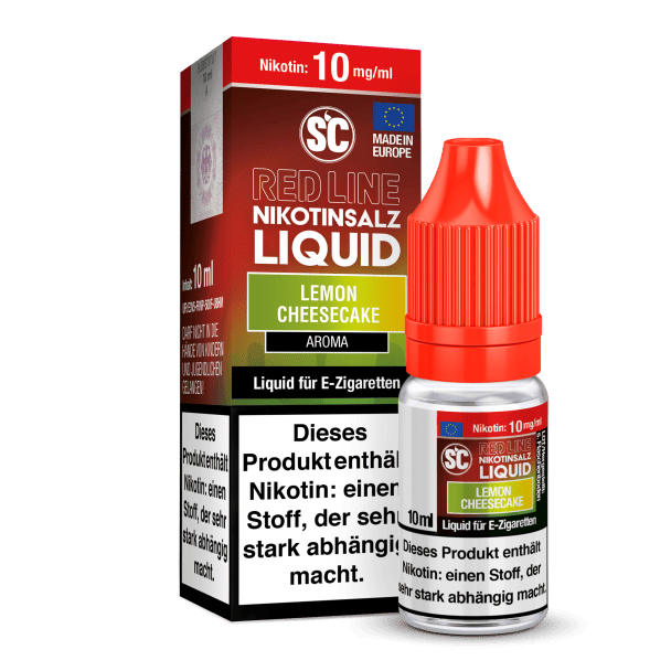 Liquid Lemon Cheesecake 10 mg/ml SC Red Line Nikotinsalz