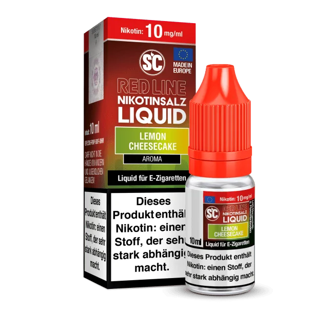 Liquid Lemon Cheesecake 10 mg/ml SC Red Line Nikotinsalz