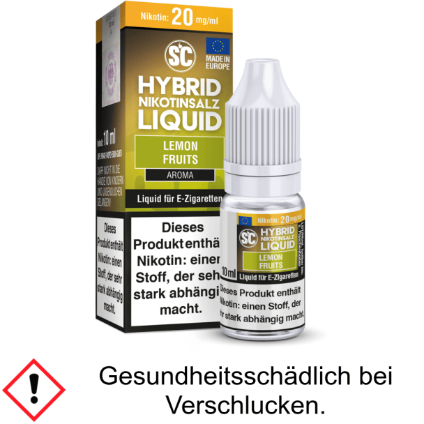 Liquid Lemon Fruits 10 mg/ml Hybrid Nikotinsalz - SC