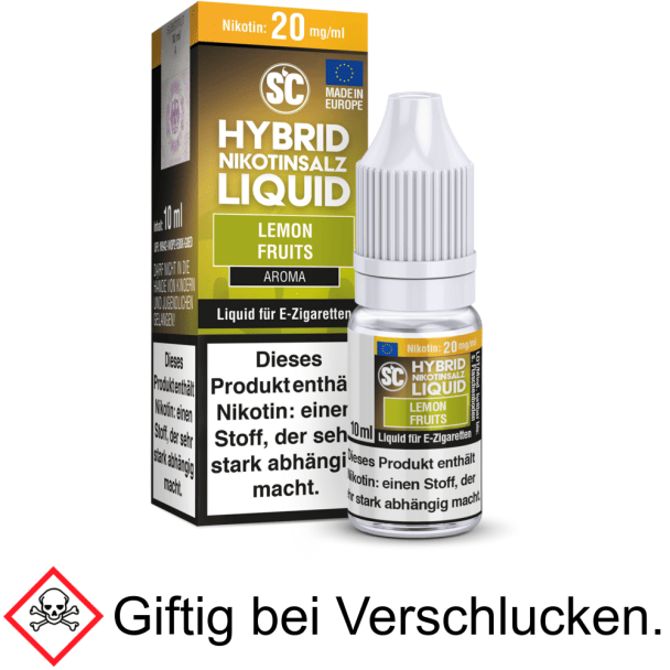 Liquid Lemon Fruits 20 mg/ml Hybrid Nikotinsalz - SC