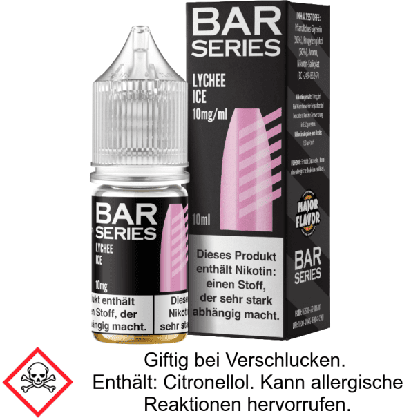 Liquid Lychee ICE 20 mg/ml Nikotinsalz - Bar Series