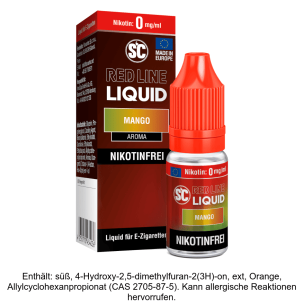 Liquid Mango 0 mg/ml SC Red Line Nikotinfrei