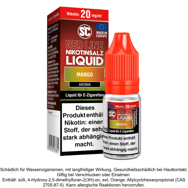 Liquid Mango 20 mg/ml SC Red Line Nikotinsalz