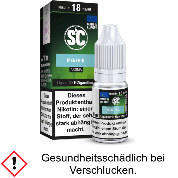 Liquid Menthol 3 mg/ml Nikotin - SC