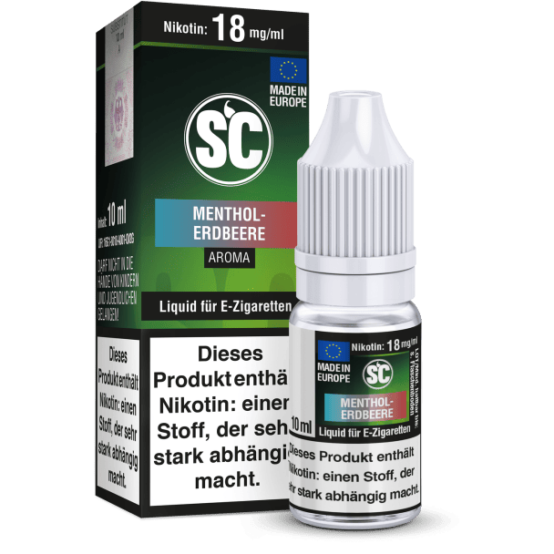 Liquid Menthol Erdbeere 0 mg/ml - SC