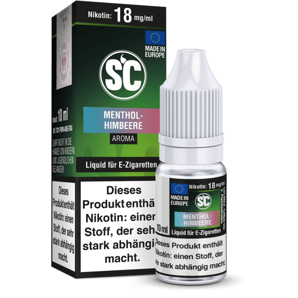 Liquid Menthol Himbeere 0 mg/ml - SC
