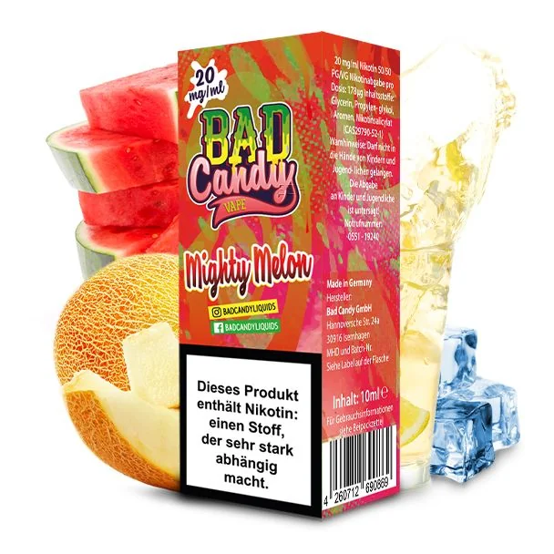Liquid Mighty Melon Nikotinsalz Bad Candy