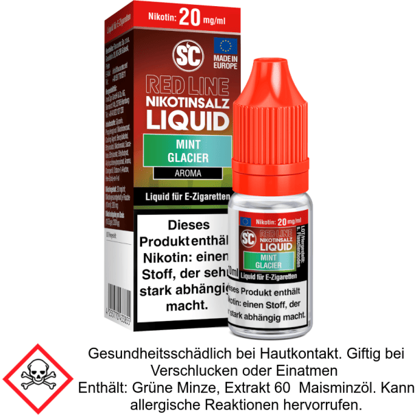 Liquid Mint Glacier 20 mg/ml SC Red Line Nikotinsalz