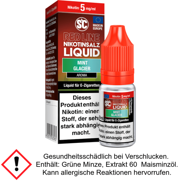 Liquid Mint Glacier 5 mg/ml SC Red Line Nikotinsalz