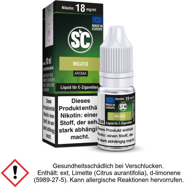 Liquid Mojito 18 mg/ml Nikotin - SC