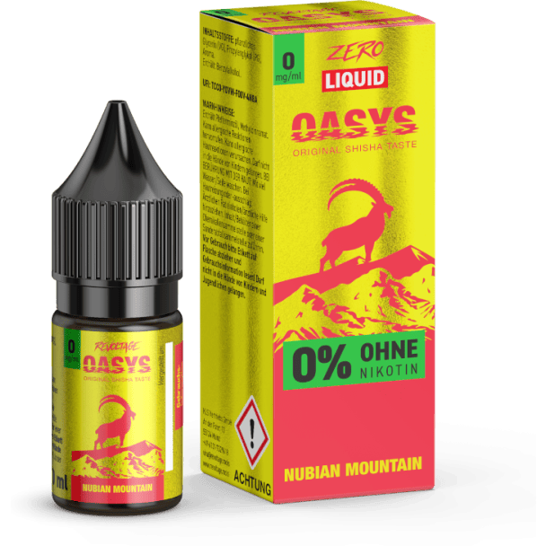 Liquid Nubian Mountain 0 mg/ml Revoltage OASYS Hybrid Nikotinsalz