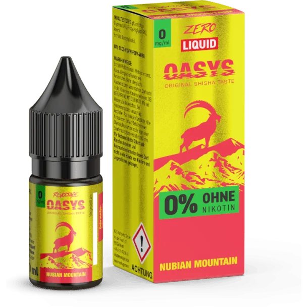 Liquid Nubian Mountain 0 mg/ml Revoltage OASYS Hybrid Nikotinsalz