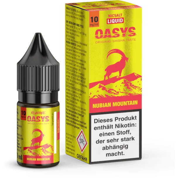 Liquid Nubian Mountain 10 mg/ml Revoltage OASYS Hybrid Nikotinsalz