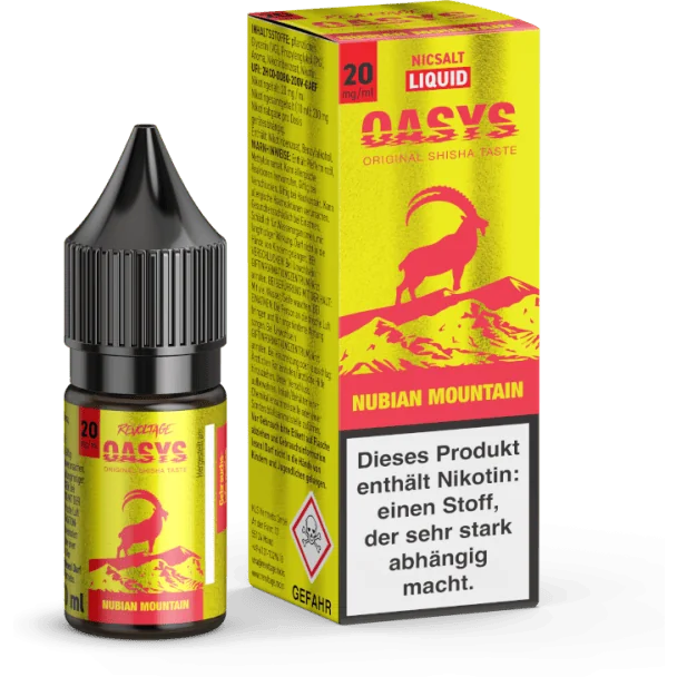 Liquid Nubian Mountain 20 mg/ml Revoltage OASYS Hybrid Nikotinsalz