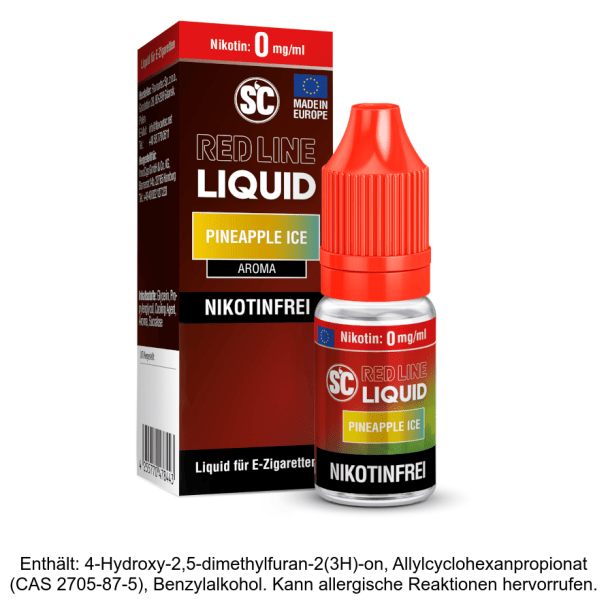 Liquid Pineapple ICE 0 mg/ml SC Red Line Nikotinfrei