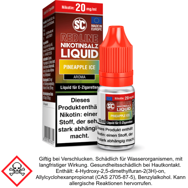 Liquid Pineapple ICE 20 mg/ml SC Red Line Nikotinsalz