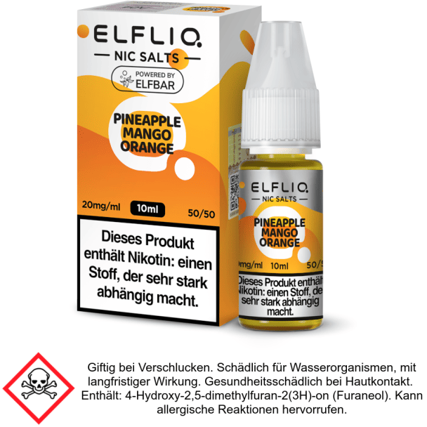 Liquid Pineapple Mango Orange Nikoinsalz 20 mg/ml - ELFLIQ