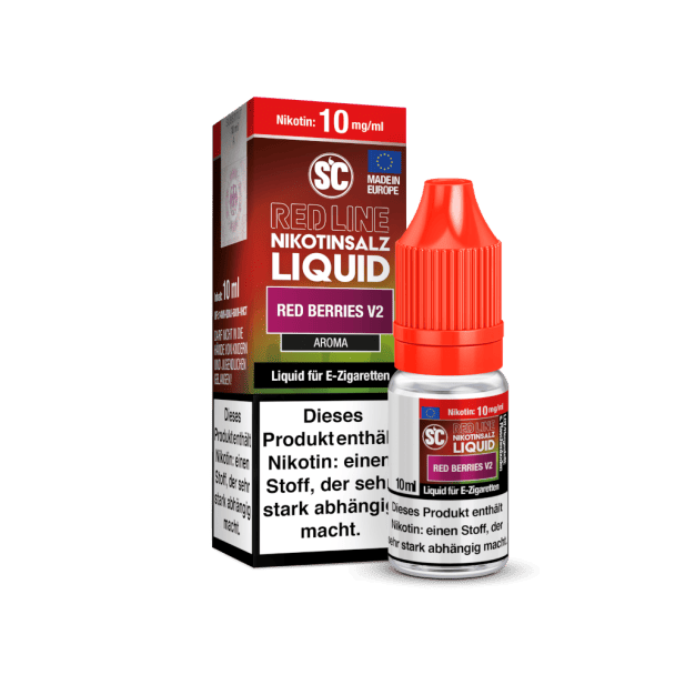 Liquid Red Berries 10 mg/ml SC Red Line Nikotinsalz