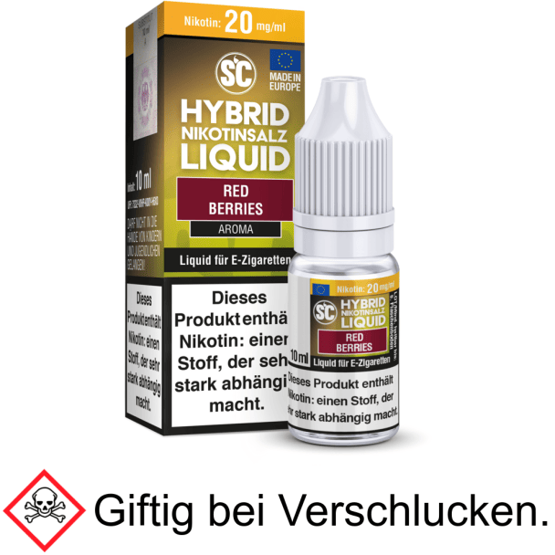 Liquid Red Berries 20 mg/ml Hybrid Nikotinsalz - SC