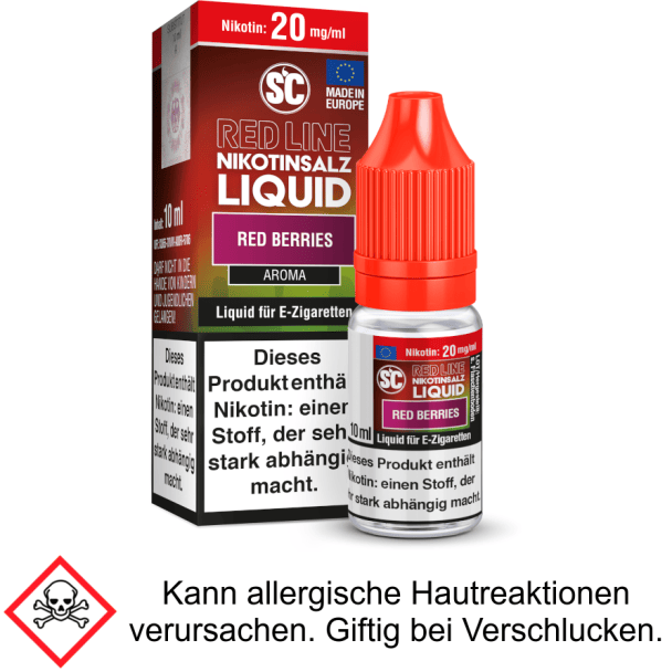 Liquid Red Berries 20 mg/ml SC Red Line Nikotinsalz
