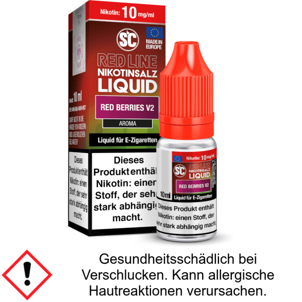 Liquid Red Berries V2 10 mg/ml SC Red Line Nikotinsalz