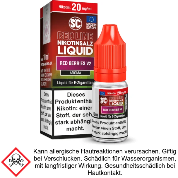 Liquid Red Berries V2 20 mg/ml SC Red Line Nikotinsalz