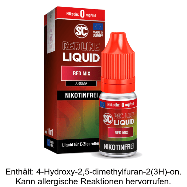 Liquid Red Mix 0 mg/ml SC Red Line Nikotinfrei