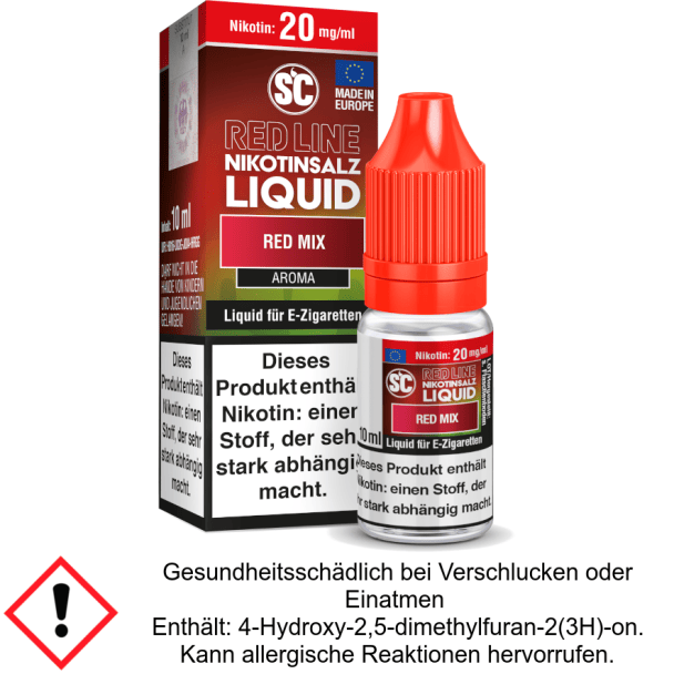 Liquid Red Mix 10 mg/ml SC Red Line Nikotinsalz