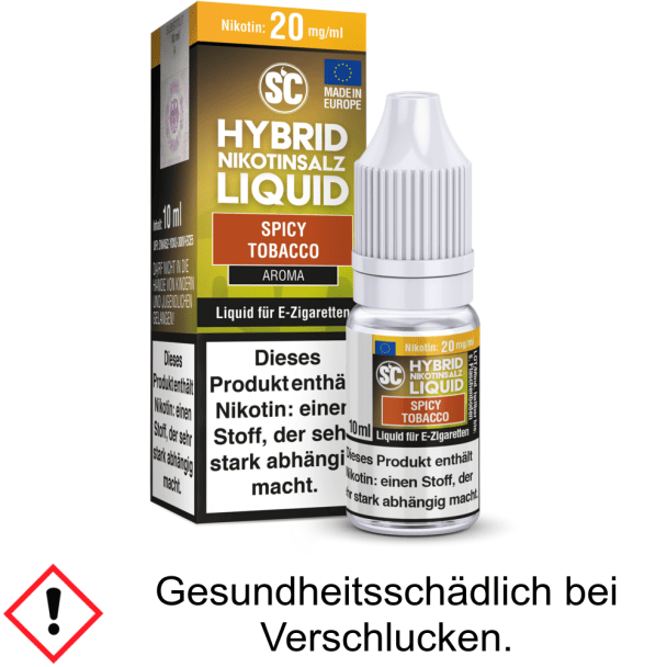 Liquid Spicy Tobacco 10 mg/ml Hybrid Nikotinsalz - SC