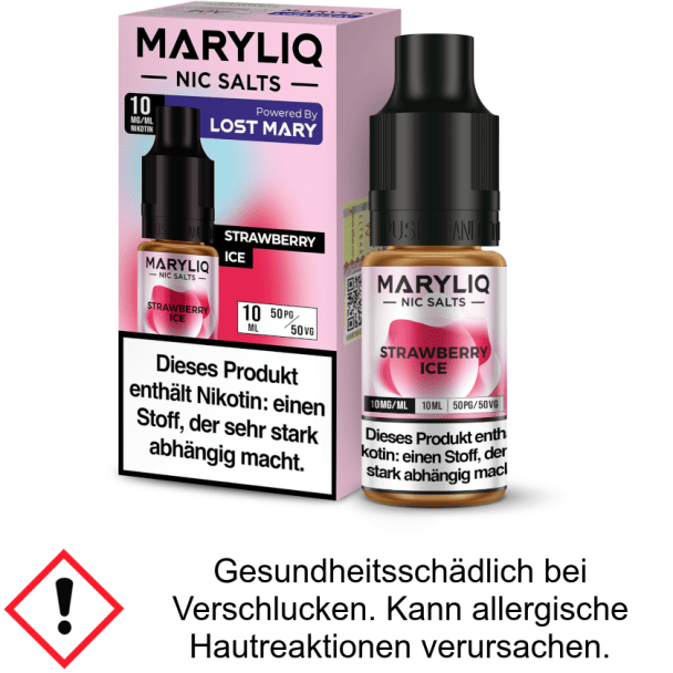 Liquid Strawberry Ice 10 mg/ml Nikotinsalz - MARYLIQ