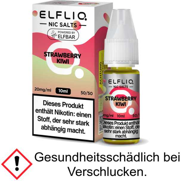 Liquid Strawberry Kiwi 10 mg/ml - Elfliq Nikotinsalz