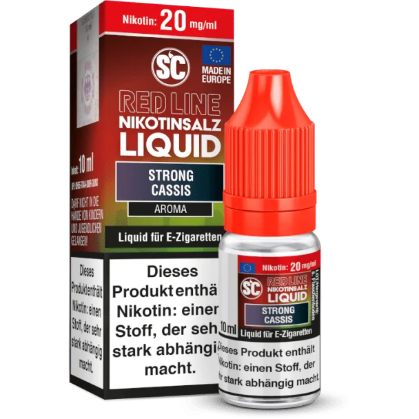 Liquid Strong Cassis SC Red Line Nikotinsalz