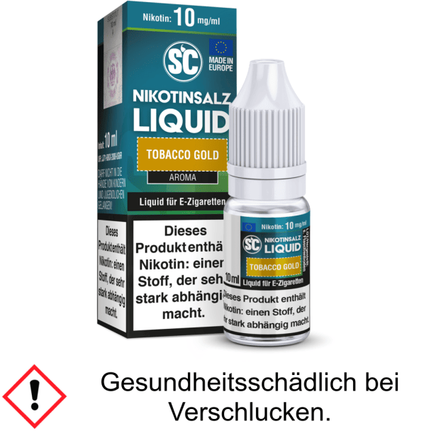 Liquid Tobacco Gold 10 mg/ml Nikotinsalz - SC