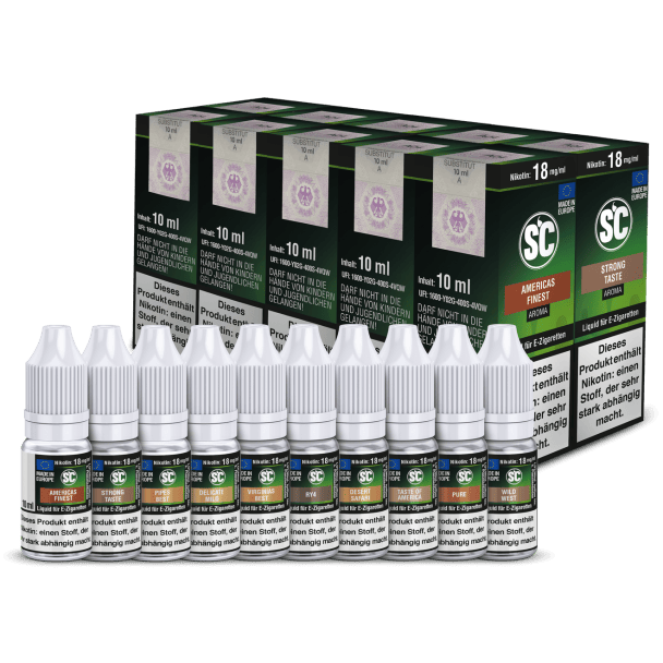 Liquid Tobacco Probierbox 0 mg/ml - SC