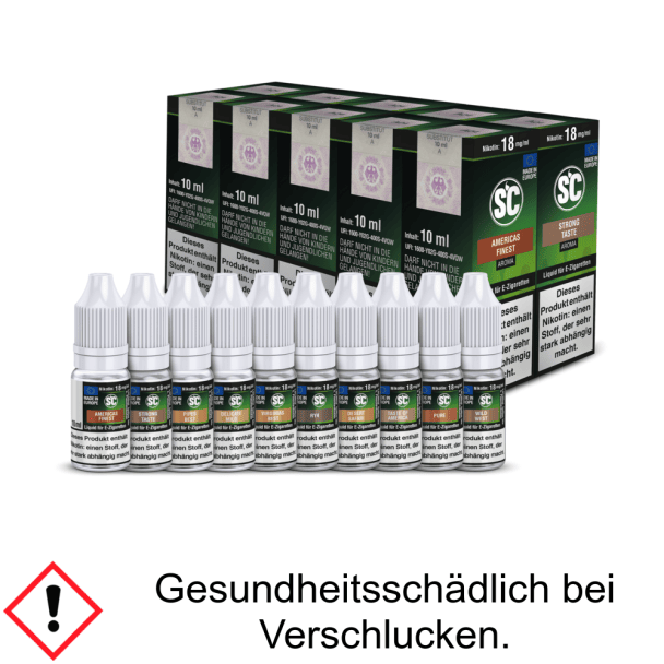 Liquid Tobacco Probierbox 3 mg/ml Nikotin - SC