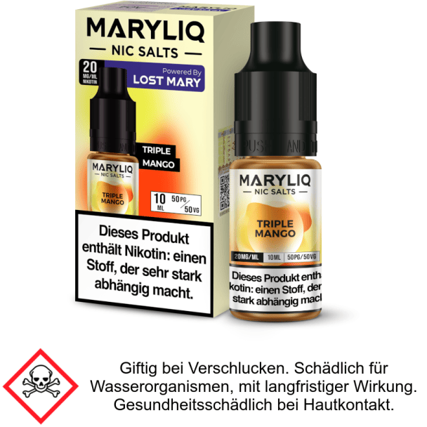 Liquid Triple Mango 20 mg/ml Nikotinsalz - MARYLIQ
