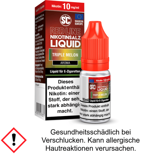 Liquid Triple Melon 10 mg/ml SC Red Line Nikotinsalz