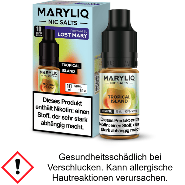 Liquid Tropical Island 10 mg/ml Nikotinsalz - MARYLIQ
