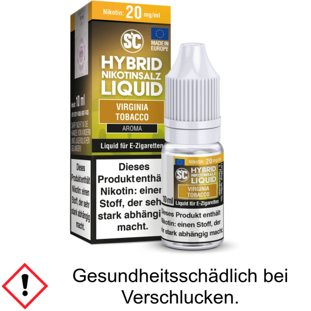 Liquid Virginia Tobacco 10 mg/ml Hybrid Nikotinsalz - SC