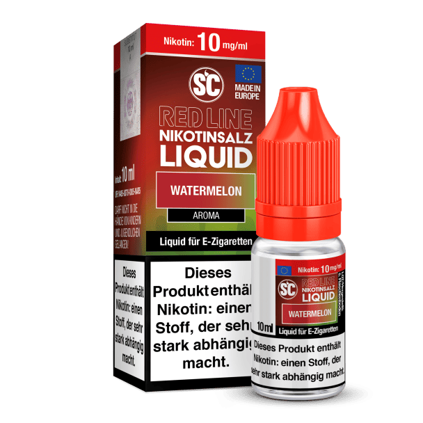 Liquid Watermelon 10 mg/ml SC Red Line Nikotinsalz