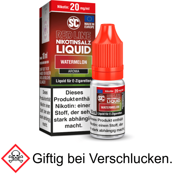 Liquid Watermelon 20 mg/ml SC Red Line Nikotinsalz