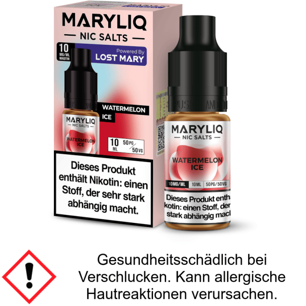 Liquid Watermelon Ice 10 mg/ml Nikotinsalz - MARYLIQ