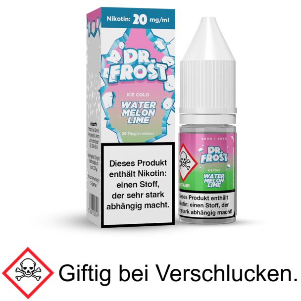 Liquid Watermelon Lime - Ice Cold - Dr. Frost Nikotinsalz